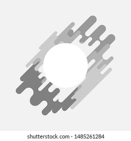 Modern Abstract minimal border, Vector with gray color , Vector Illustration.