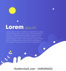 Modern Abstract and Minimal geometric background. Fluid shapes composition eps 10 vector