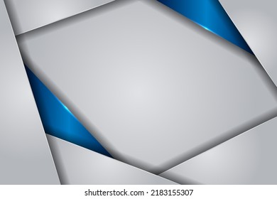 Modern Abstract Minimalist Diagonal Elegant Glow Blue on White Background