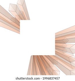 Modern abstract minimalistic background for the internet. Geometric simple shapes in memphis style. EPS10