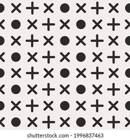 Modern abstract minimalistic background for the internet. Geometric simple shapes in memphis style. Seamless pattern. EPS10