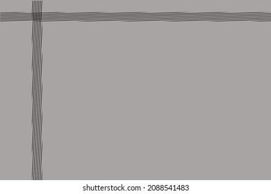 Modern abstract minimalistic grey lines layout. Vector illustration