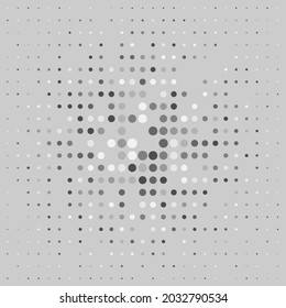 Modern abstract monochrome halftone pattern vector background