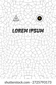 Moderno Abstrato Mosaico Fundo Jersey