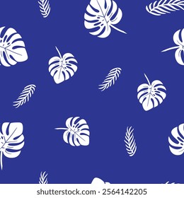 Modern abstract natural floral seamless pattern. Abstract nature art leaf shape seamless pattern.Trendy contemporary background illustration. Natural organic plant leaves artwork wallpaper print.