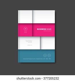 modern abstract notebook, brochure, book design cover / modern vector flyer design