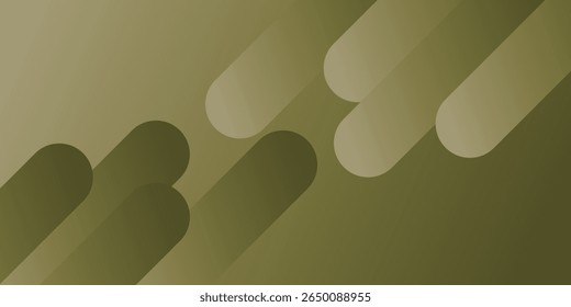 Modern abstract olive green background with rounded diagonal lines and gradient effects. Ideal for tech, military, nature, or earthy minimalist design projects