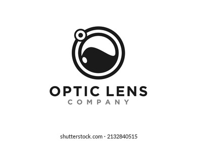 Modern Abstract Optic Initial O Lens Stock Vector (Royalty Free ...