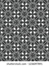 Modern abstract optical illusion vector pattern decorative shape design for many creative ideas