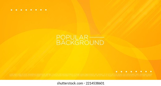 Moderno fondo naranja abstracto con formas simples. diseño naranja colorido. brillante con el concepto de sombra 3d. vector eps10