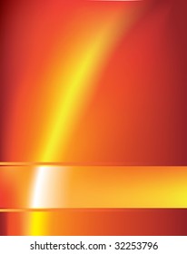 A modern abstract orange background using gradient mesh and blends.