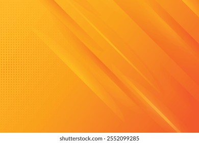 Moderner abstrakter orangefarbener Bannerhintergrund. Dynamische Formenzusammensetzung. Vektorgrafik