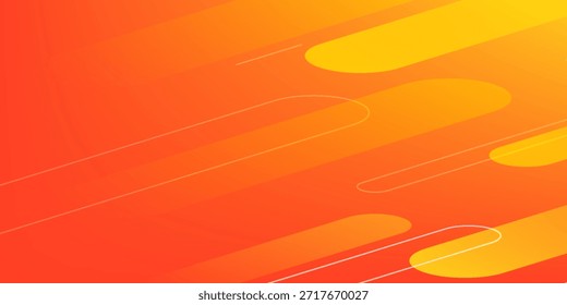 Moderner abstrakter orangefarbener Banner-Hintergrund eps10
