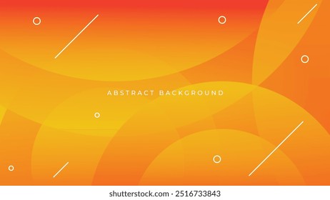 Modern abstract orange fluid banner background. Dynamic shapes composition.