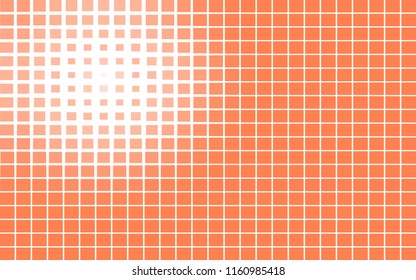 Modern abstract orange pattern. Color textile background. Red square grid backdrop vector background illustration. Pixel game background. Square grid abstract pattern. Modern geometric background.