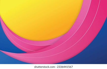 Modern abstract orange yellow with blue and white colroful background