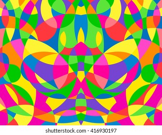 Modern Abstract Painting Wall Art Vector Illustration