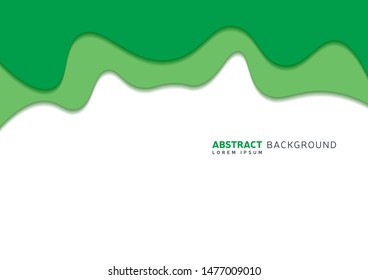 Modern Abstract Paper Cut Background Wallpaper With Simple Shapes Vector Template Design