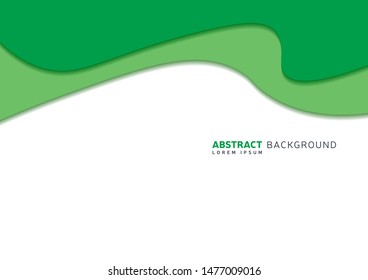Modern Abstract Paper Cut Background Wallpaper With Simple Shapes Vector Template Design