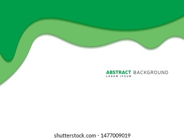 Modern Abstract Paper Cut Background Wallpaper With Simple Shapes Vector Template Design