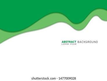 Modern Abstract Paper Cut Background Wallpaper With Simple Shapes Vector Template Design