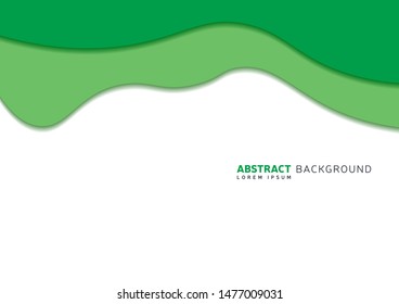 Modern Abstract Paper Cut Background Wallpaper With Simple Shapes Vector Template Design