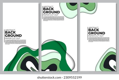 Modern abstract paper cut out background for website, banner, wallpaper, brochure, poster.