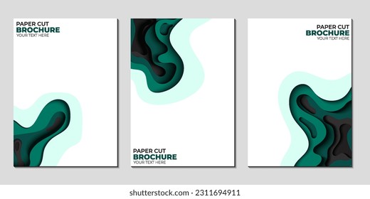 Modern abstract paper cut out background for website, banner, wallpaper, brochure, poster.