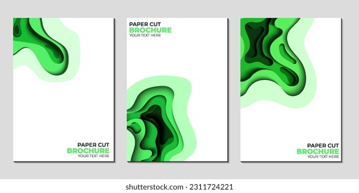 Modern abstract paper cut out background for website, banner, wallpaper, brochure, poster.
