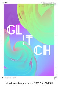 Modern abstract pattern, colorful fluid paint design. Trendy art background. Gradient futuristic shapes. Brochure label, layout flyer, poster, banner vector illustration.