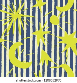 Modern abstract pattern. Fashionable template for design. Vector illustration.