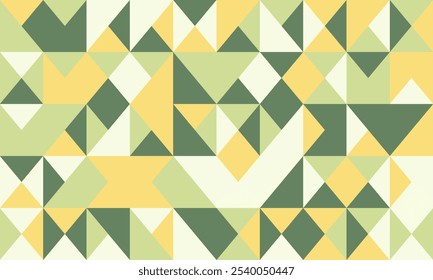 Modern abstract pattern with geometric shapes and seamless repetition. Great for trendy textile designs, poster backgrounds, or creative artwork covers.
