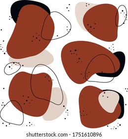 
modern abstract pattern, made from colorful spots, for posters, fabrics, backgrounds