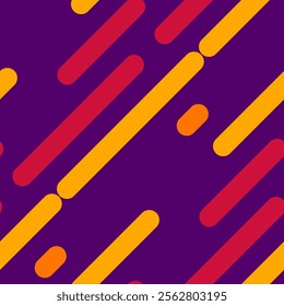 Modern abstract pattern with straight lines and vibrant stripes. Ideal for wallpaper, textile prints, and colourful vector backgrounds.