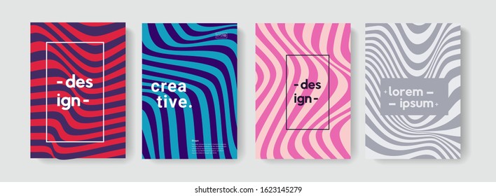 Modern abstract pattern with stripes for brochres, covers, posters, banners, flayers.