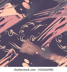 Modern abstract pattern. Trendy modern art vector design for cloth or fabric, wrapping, background,wallpaper.