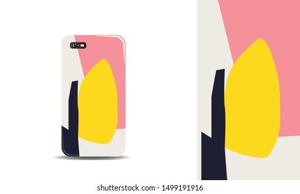 modern abstract phone case vector design background template. eps10