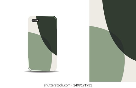 modern abstract phone case vector design background template. eps10