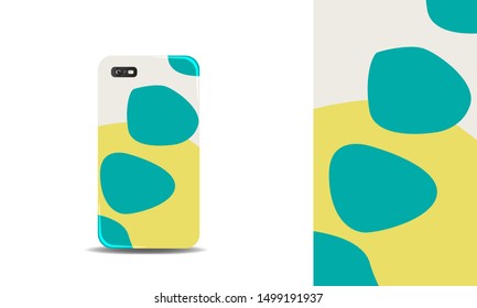 modern abstract phone case vector design background template. eps10