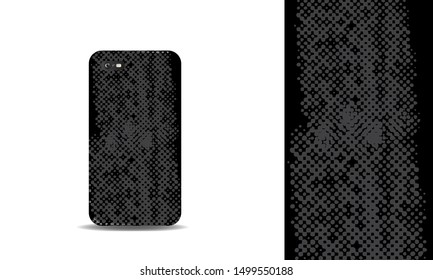 modern abstract phone case vector design template. eps10