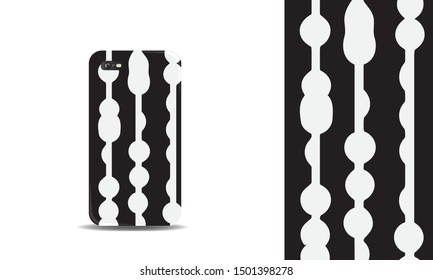 modern abstract phone case vector design template. eps10