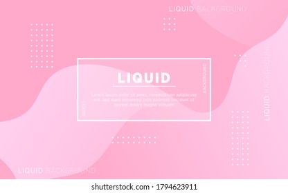modern abstract pink liquid color background. dynamic textured geometric elements design.can be used on posters,banner,web and any more