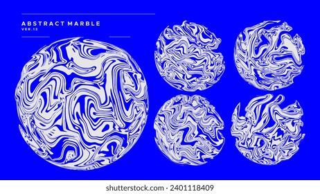Modern abstract planet design template
