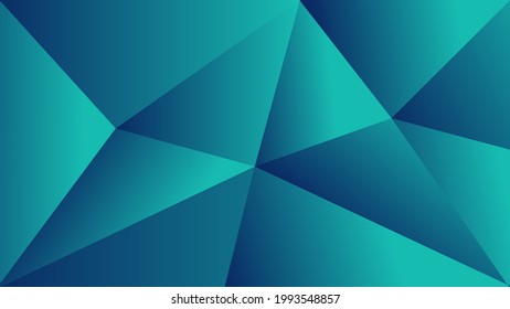 Modern abstract polygon with gradient background