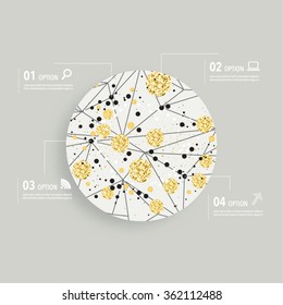 Modern Abstract Polygon Vector Design