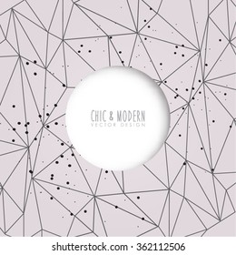 Modern Abstract Polygon Vector Design