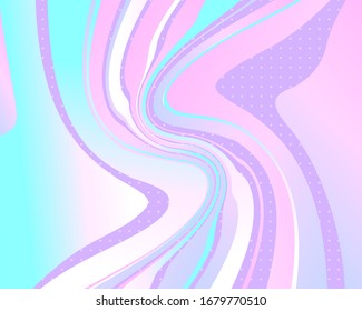 Modern abstract poster with gradient shapes for we