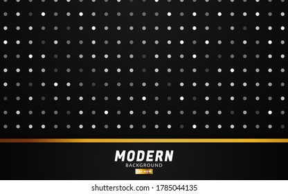 moderne abstrakte Premium-schwarze Hintergrund Banner Design.überlappt Schichten mit Papier-Effekt.Realistische Lichteffekt auf strukturiertem Hintergrund.Vektorgrafik.