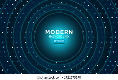 moderno diseño abstracto de fondo azul vectorial con rayas azules y línea en textura de puntos.