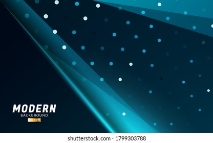 modern abstract premium blue vector background banner design with blue rays and line in dots texture.